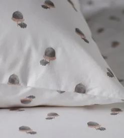 Secret Linen Store Acorn 100% Organic Cotton Duvet Cover Set