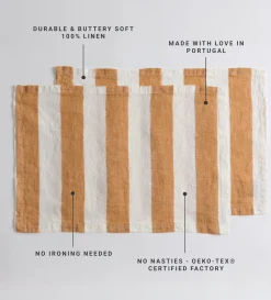 Secret Linen Store 100% Linen Placemats - Set of 2