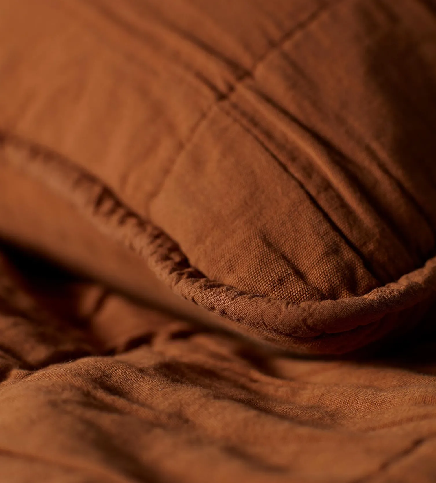 Secret Linen Store 100% Cotton Quilted Cushion Cover