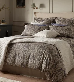 Secret Linen Store Birdie Jacquard 100% Cotton Duvet Cover