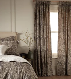 Secret Linen Store Birdie Jacquard 100% Cotton Duvet Cover