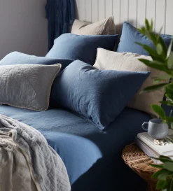 Secret Linen Store 100% Cotton Quilted Cushion Cover