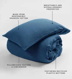 Secret Linen Store Linen Blend Duvet Cover