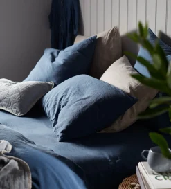 Secret Linen Store Linen Blend Fitted Sheet