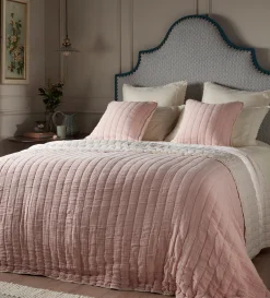 Secret Linen Store 100% Cotton Quilted Throw