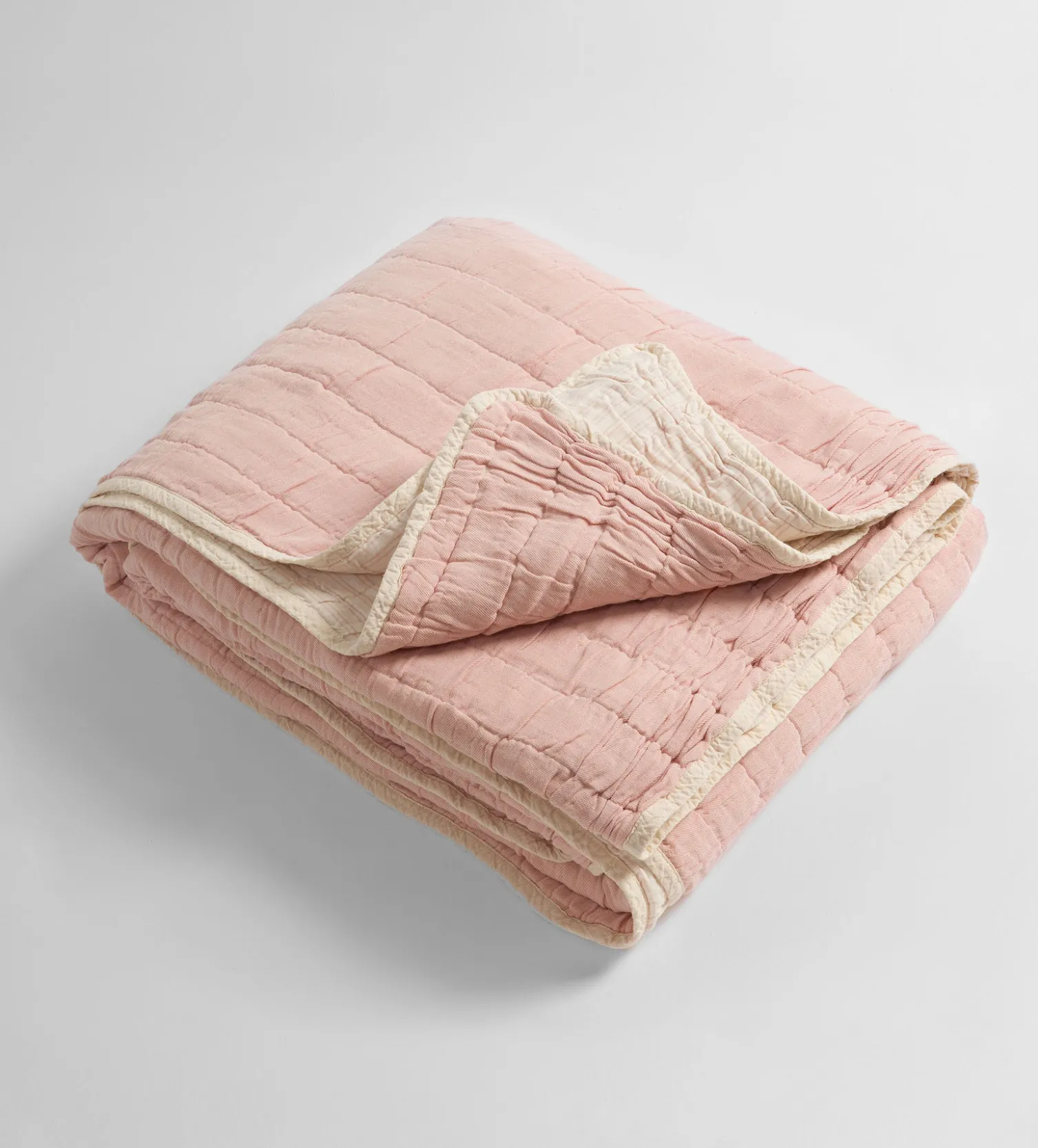 Secret Linen Store 100% Cotton Quilted Throw