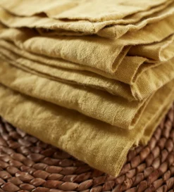 Secret Linen Store 100% Linen Napkins - Set of 4
