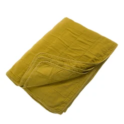 Secret Linen Store Finn 100% Cotton Quilted Throw