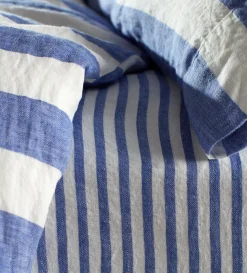 Secret Linen Store Cobalt 100% Linen Fitted Sheet