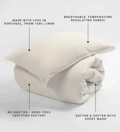 Secret Linen Store 100% Linen Housewife Pillowcase