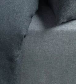 Secret Linen Store Darkest Spruce Brushed 100% Organic Cotton Fitted Sheet