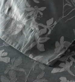 Secret Linen Store Florence Floral Jacquard 100% Cotton Pillowcase