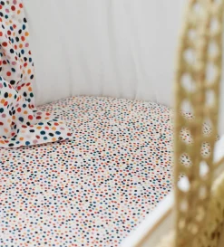 Secret Linen Store 100% Organic Cotton Moses Basket Fitted Sheet