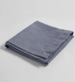 Secret Linen Store French Blue Cotton Linen Twill Table Runner