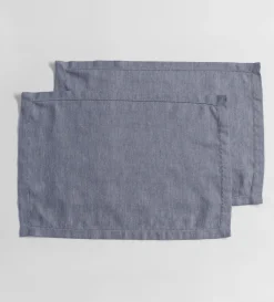 Secret Linen Store Cotton Linen Twill Placemats - Set of 2