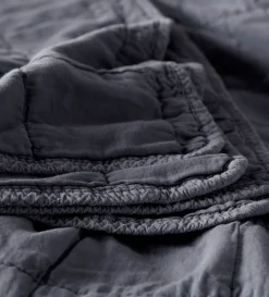 Secret Linen Store Finn 100% Cotton Quilted Throw
