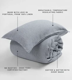 Secret Linen Store 100% Linen Oxford Pillowcase