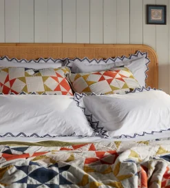Secret Linen Store Glassette Freida 100% Cotton Oxford Pillowcase