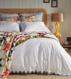 Secret Linen Store Glassette Stella Quilted 100% Cotton Cushion Cover