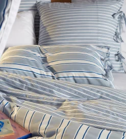 Secret Linen Store Glassette Teddy Stripe 100% Cotton Duvet Cover