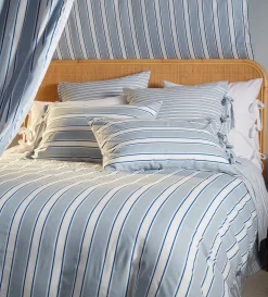 Secret Linen Store Glassette Teddy Stripe 100% Cotton Pillowcase