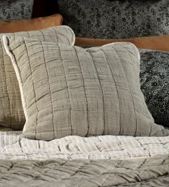 Secret Linen Store 100% Cotton Quilted Cushion Cover