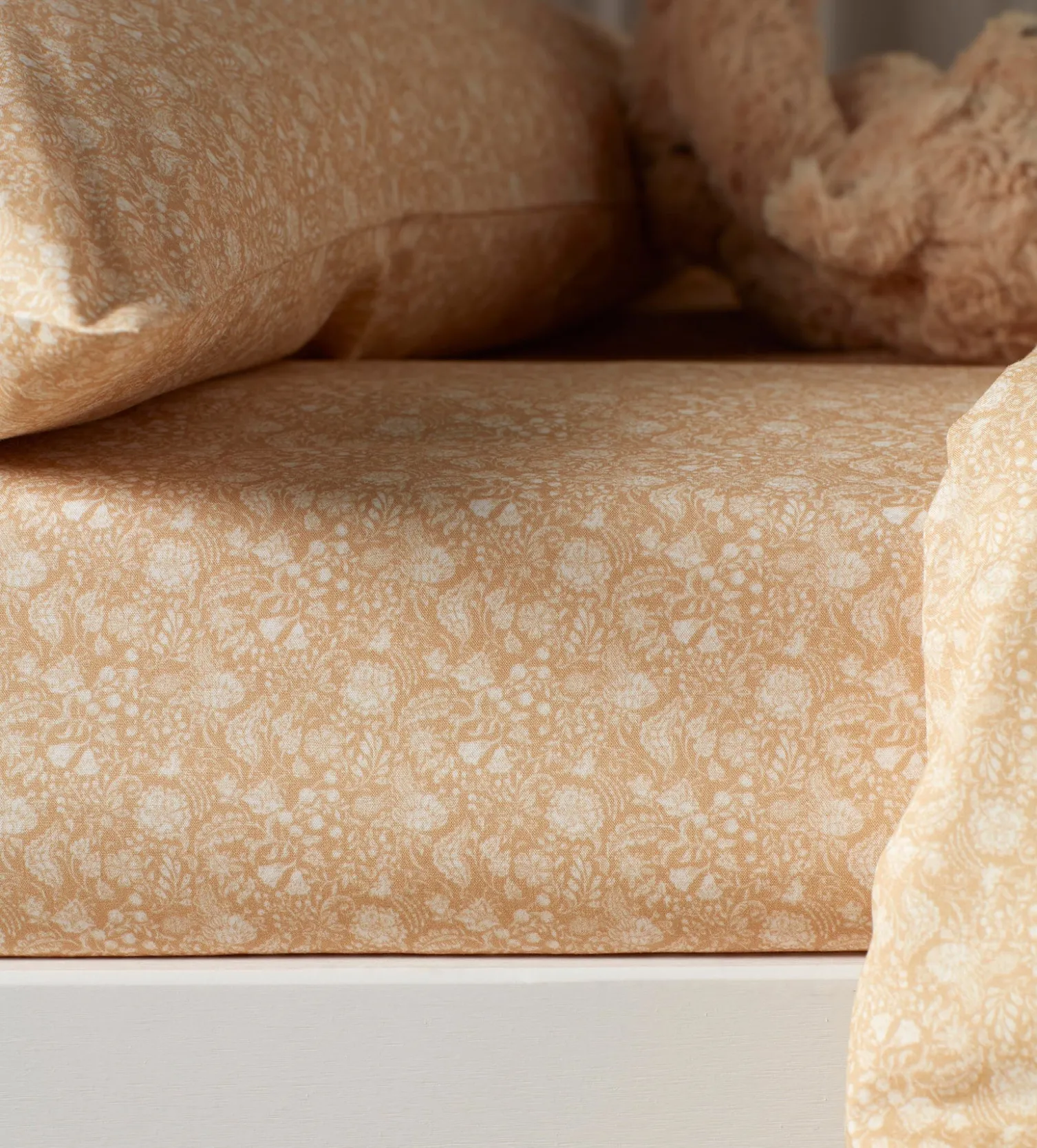 Secret Linen Store Honey Elle 100% Organic Cotton Fitted Sheet