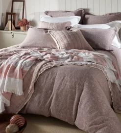 Secret Linen Store Jasmine Floral Jacquard 100% Cotton Duvet Cover