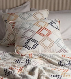 Secret Linen Store Jolene 100% Cotton Quilted Throw