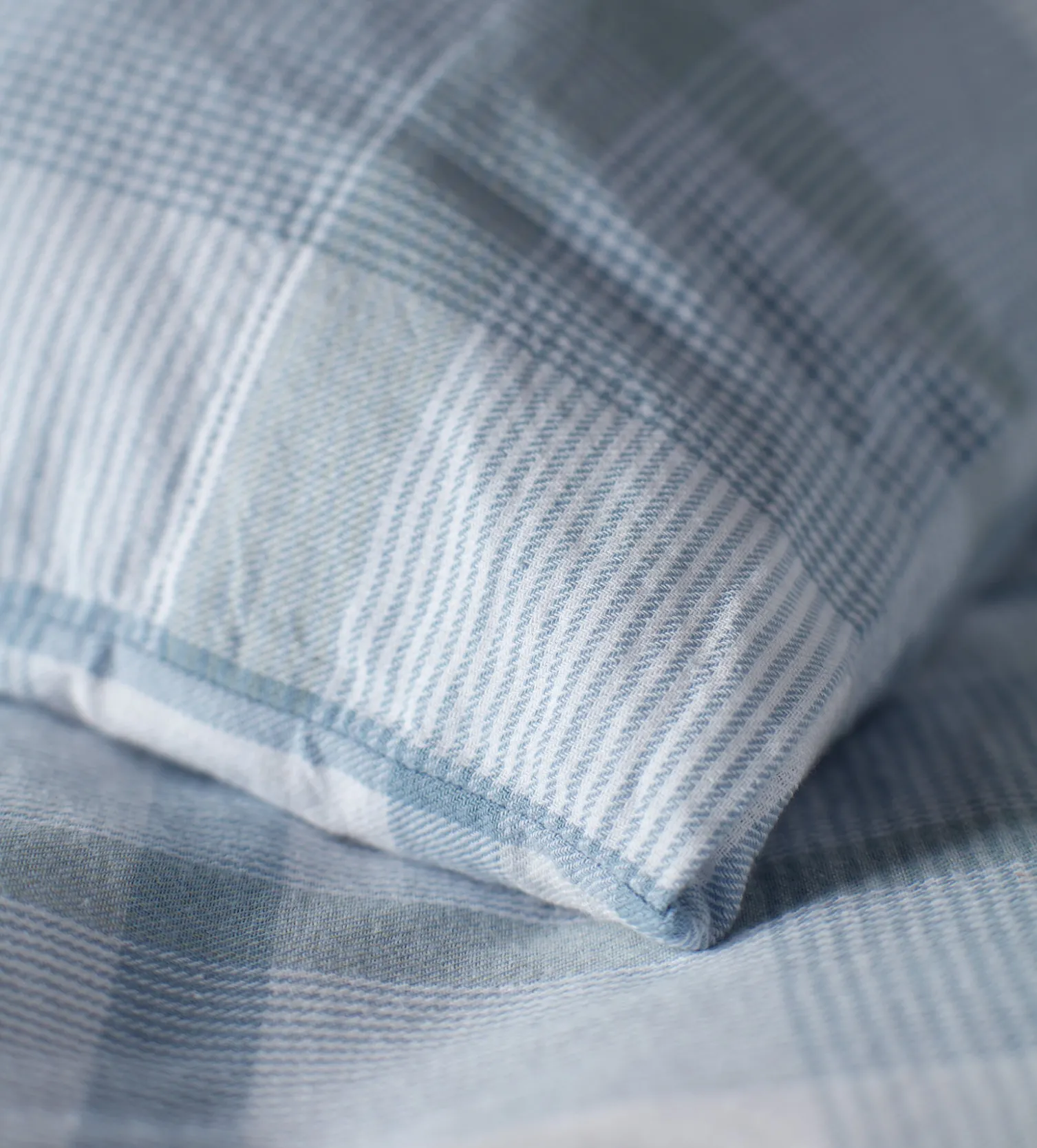 Secret Linen Store Lauren Check 100% Cotton Duvet Cover