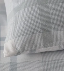 Secret Linen Store Lauren Check 100% Cotton Housewife Pillowcase