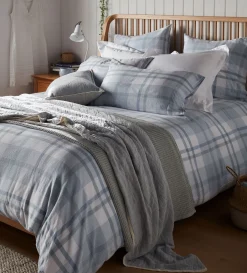 Secret Linen Store Lauren Check 100% Cotton Housewife Pillowcase