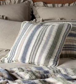 Secret Linen Store Magnus 100% Cotton Quilted Cushion Cover