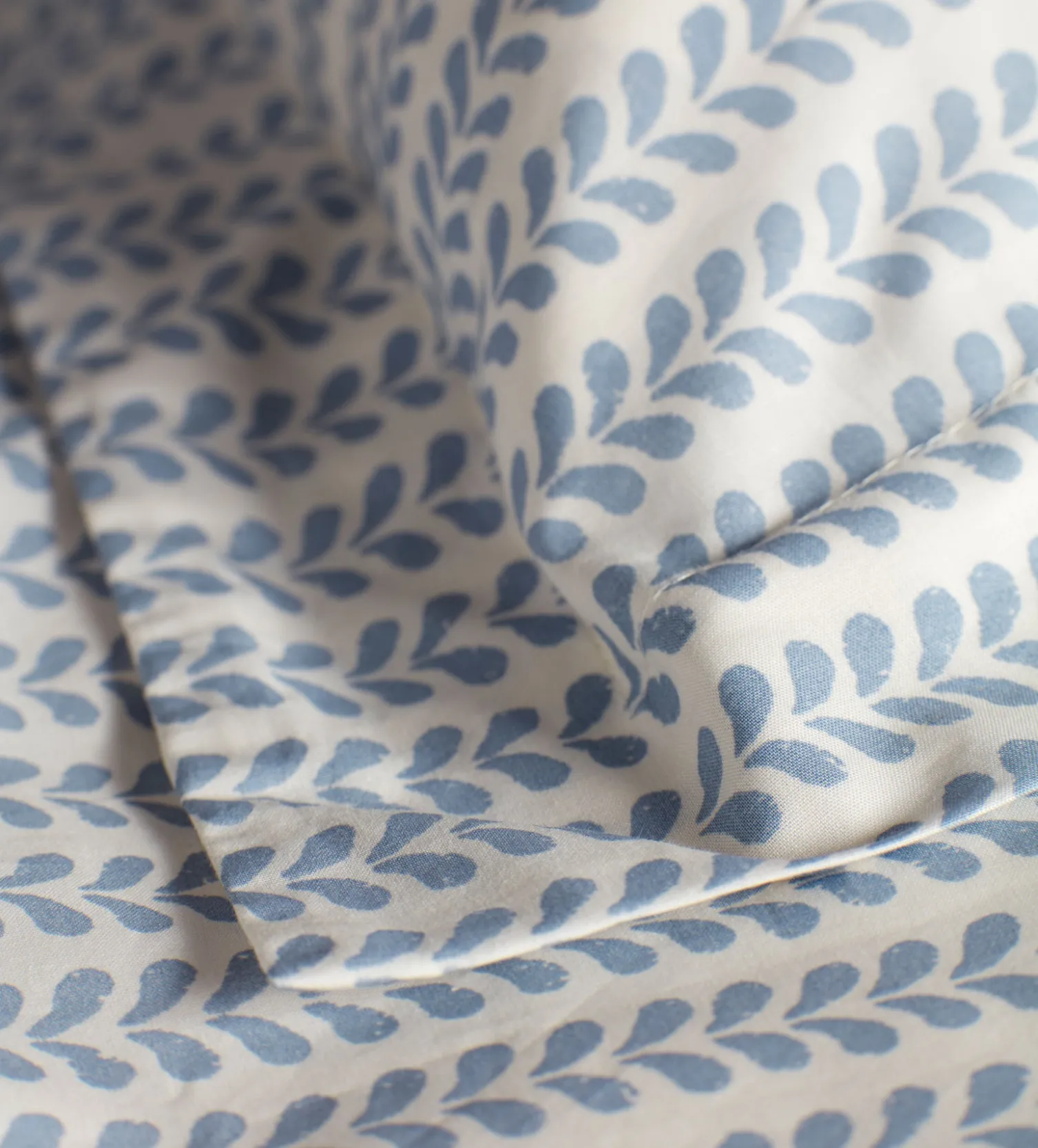 Secret Linen Store Blue Bindi 100% Cotton Duvet Cover