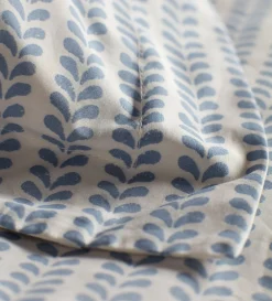 Secret Linen Store Blue Bindi 100% Cotton Oxford Pillowcase