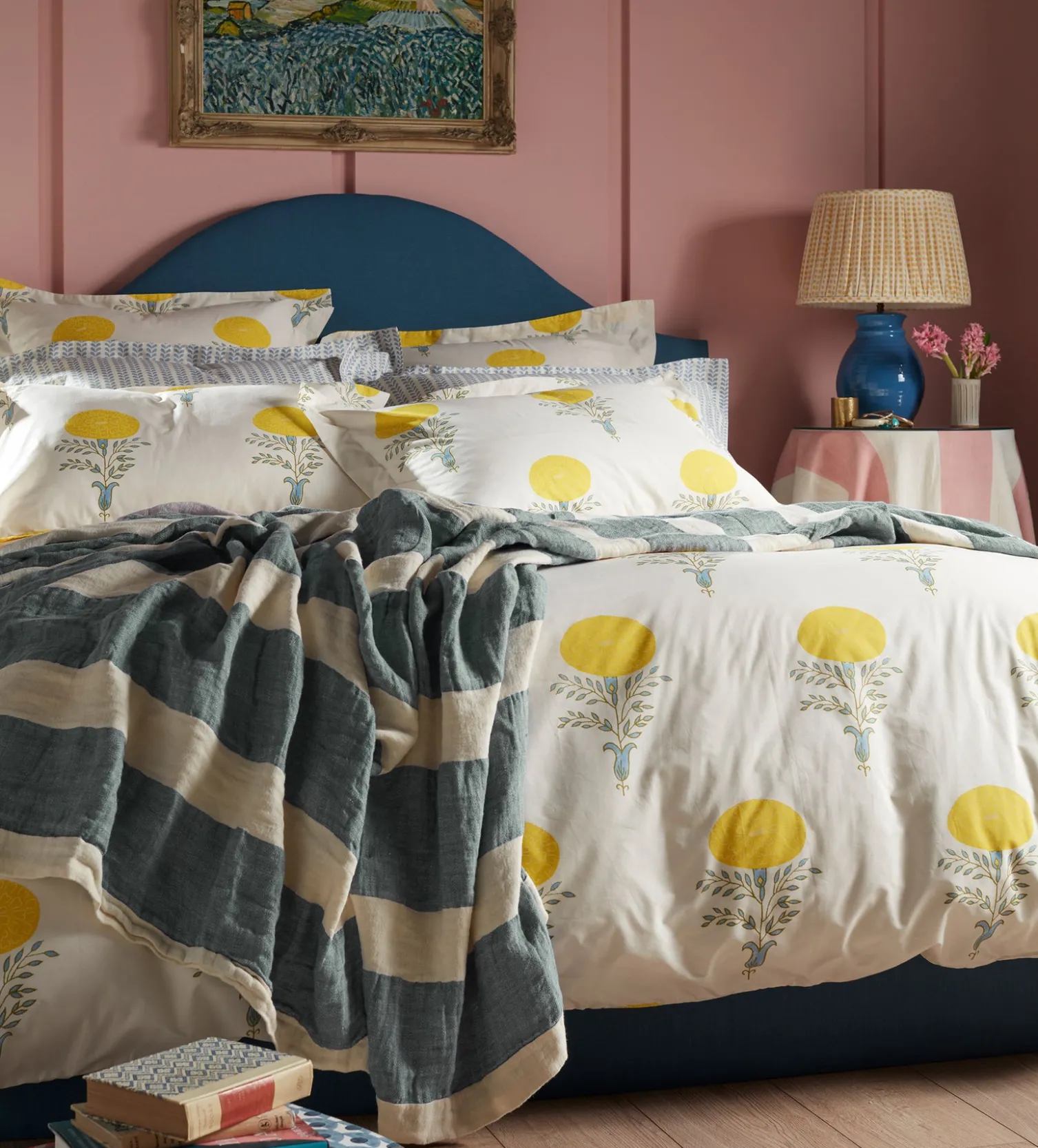 Secret Linen Store Molly Mahon Marigold 100% Cotton Duvet Cover