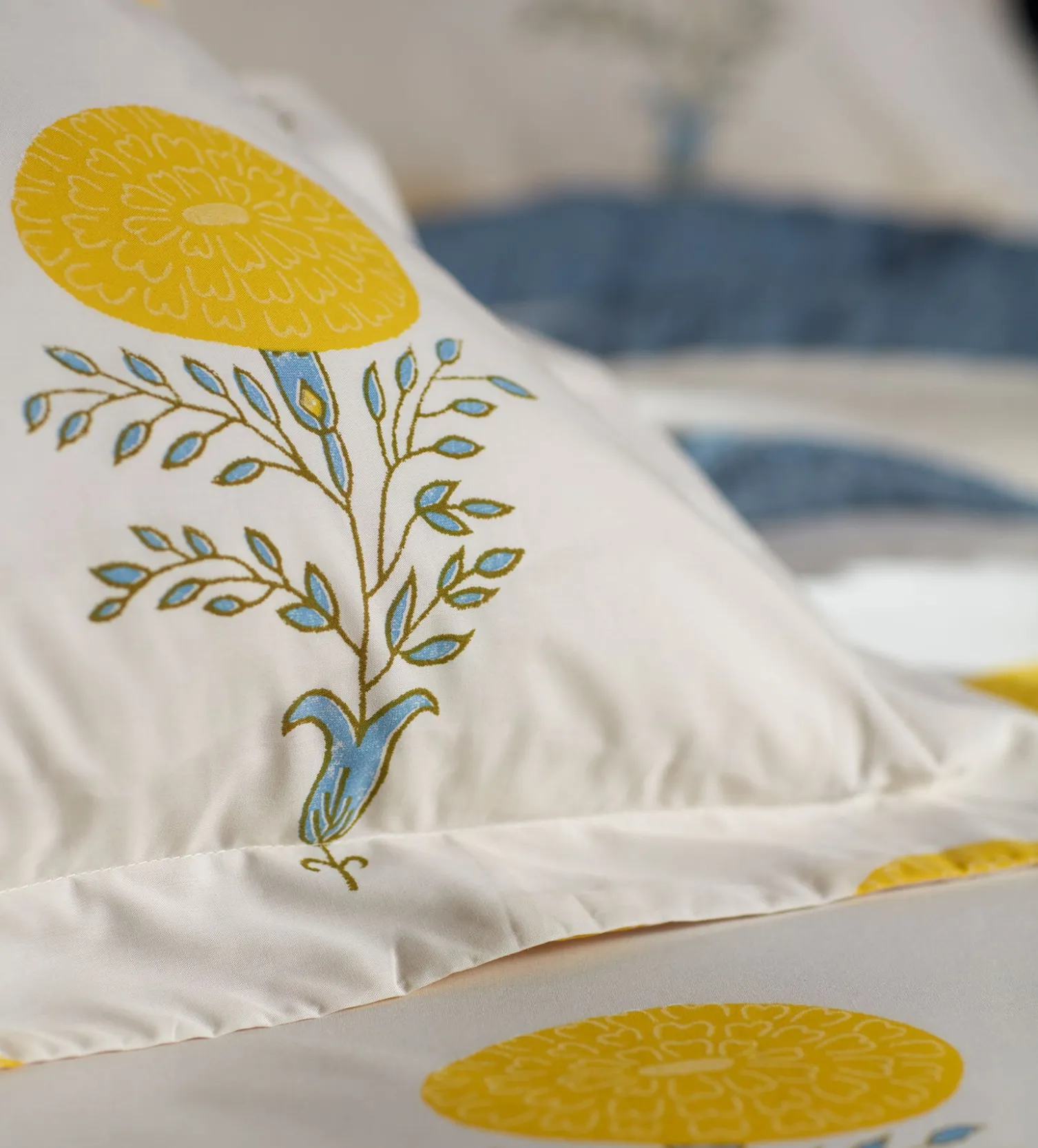 Secret Linen Store Molly Mahon Marigold 100% Cotton Oxford Pillowcase