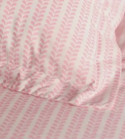 Secret Linen Store Pink Bindi 100% Cotton Fitted Sheet