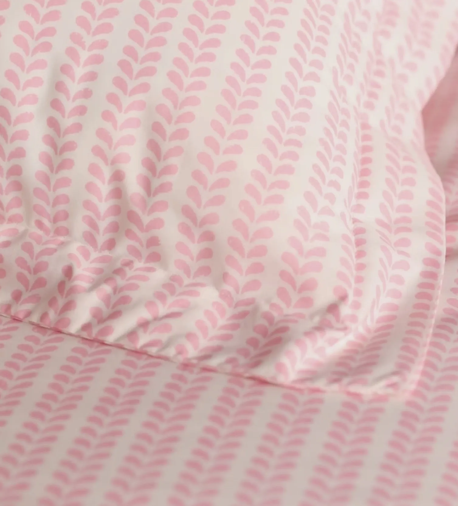 Secret Linen Store Pink Bindi 100% Cotton Oxford Pillowcase
