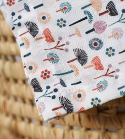 Secret Linen Store 100% Organic Cotton Muslin Swaddle Blanket