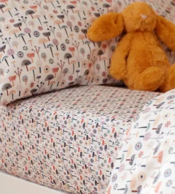 Secret Linen Store 100% Organic Cotton Cot Bed Fitted Sheet