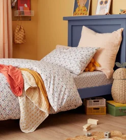 Secret Linen Store Spot Little Quinn 100% Cotton Quilted Throw