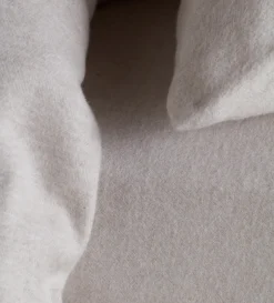 Secret Linen Store Natural Brushed 100% Cotton Fitted Sheet