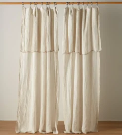 Secret Linen Store Natural Darcy 100% Linen Curtain