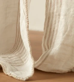 Secret Linen Store Natural Darcy 100% Linen Curtain