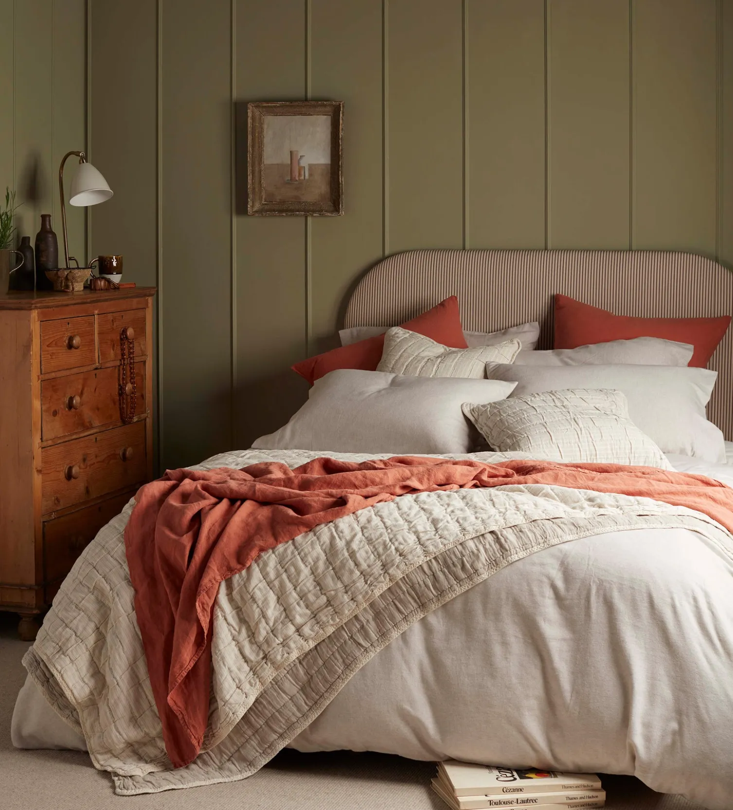 Secret Linen Store Natural Henry Brushed 100% Cotton Duvet Cover