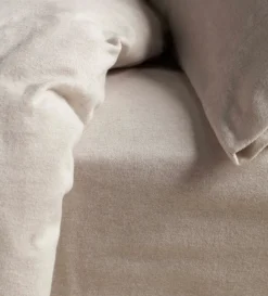Secret Linen Store Natural Henry Brushed 100% Cotton Duvet Cover