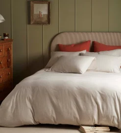 Secret Linen Store Natural Henry Brushed 100% Cotton Duvet Cover