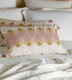 Secret Linen Store Natural Kiera Cotton Linen Cushion Cover