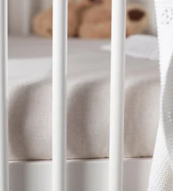 Secret Linen Store Natural Kit 100% Brushed Cotton Cot Bed Duvet Cover Set